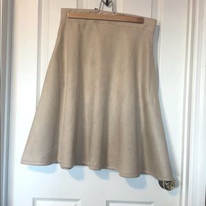 A&D Agnes & Dora Faux Suede MIDI Skirt Large